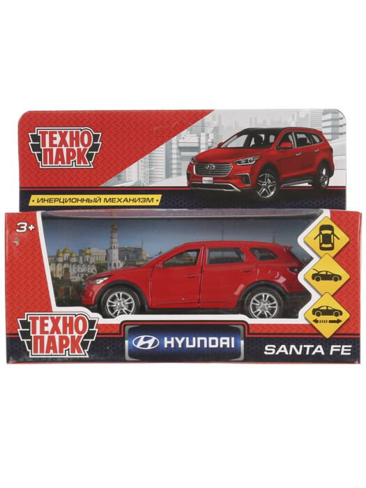 Машинка Технопарк Hyundai Santafe 12см красная купить,NaN