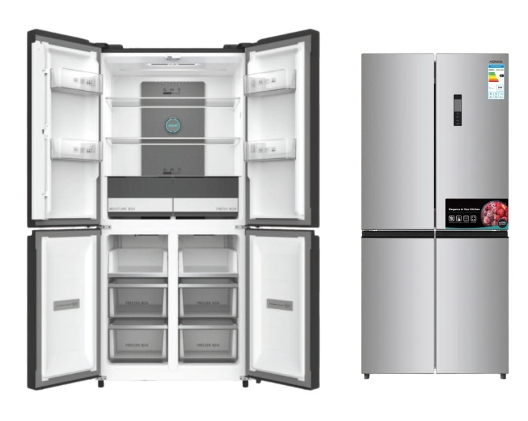 Холодильник Konka KRMD-480S Silver купить,NaN
