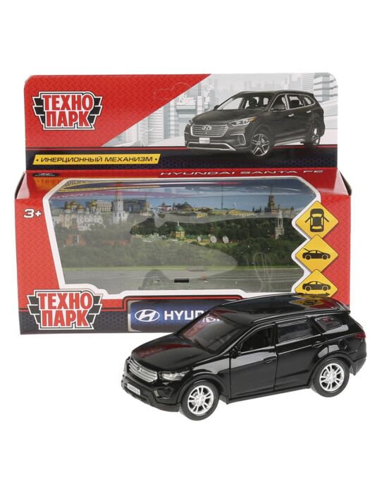 Машинка Технопарк Hyundai Santafe 12см черная купить,NaN