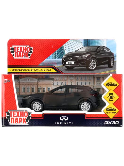 Машинка Технопарк Infiniti QX30 12см черная купить,NaN