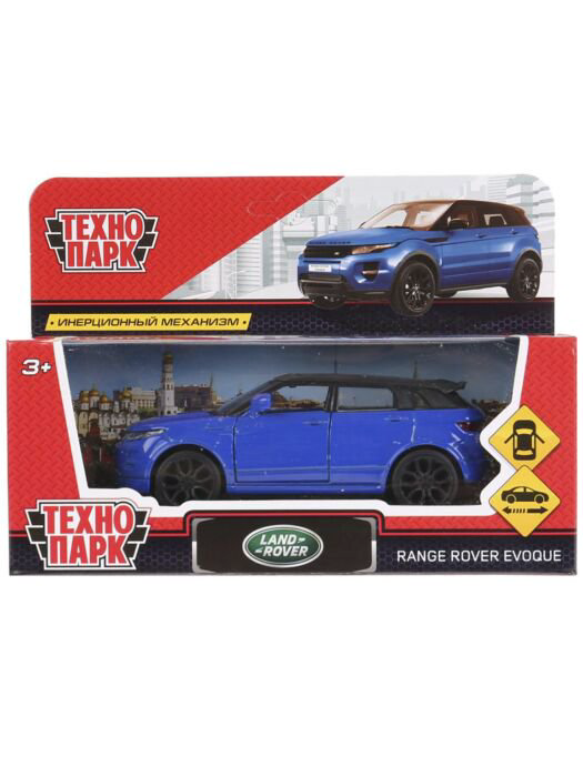 Машинка Технопарк  Land Rover Range Rover Evoque 12.5см синяя купить,NaN