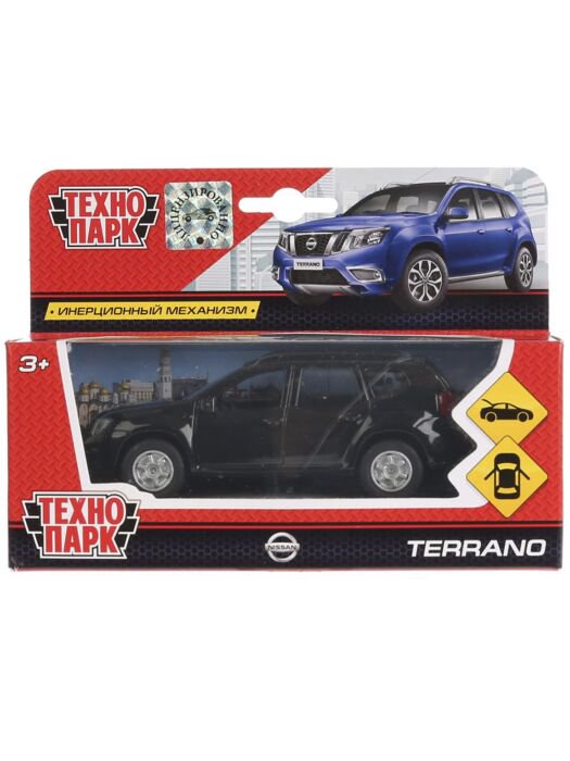 Машинка Технопарк Nissan Terrano 12см черная купить,NaN