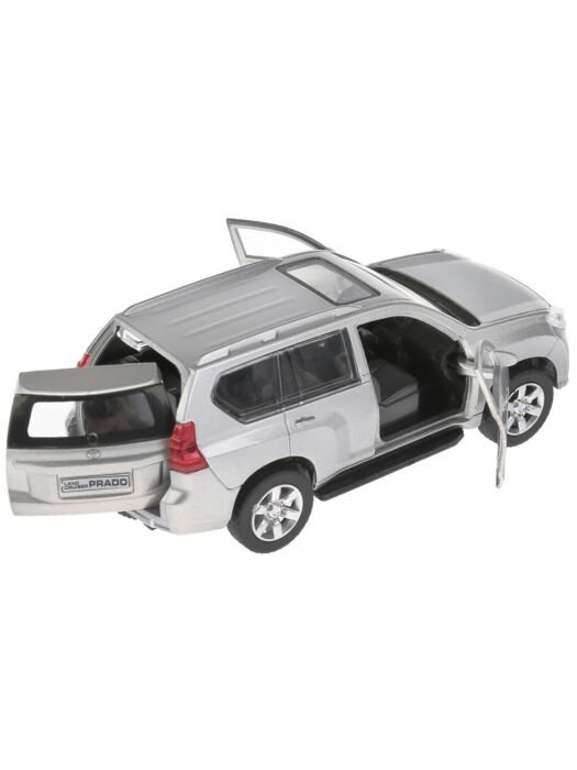 Машинка Технопарк  Toyota Prado 12см серебристая