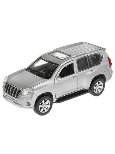 Машинка Технопарк  Toyota Prado 12см серебристая