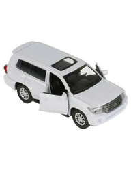 Машинка Технопарк Toyota Land Cruiser 12.5см белая
