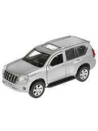 Машинка Технопарк  Toyota Prado 12см серебристая