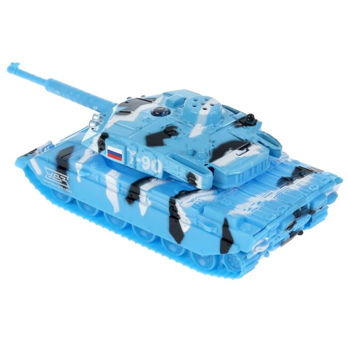 Танк Технопарк  T-90 13см голубой купить,NaN