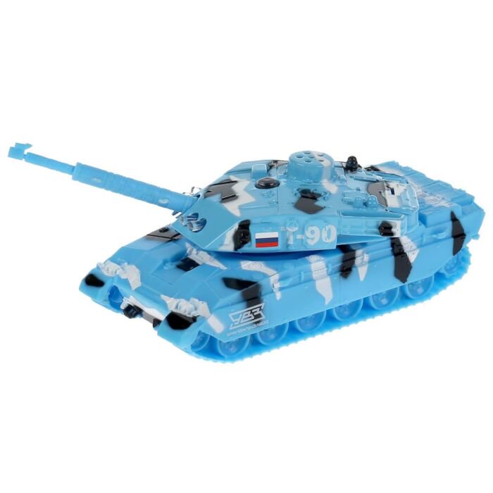 Танк Технопарк  T-90 13см голубой купить,NaN