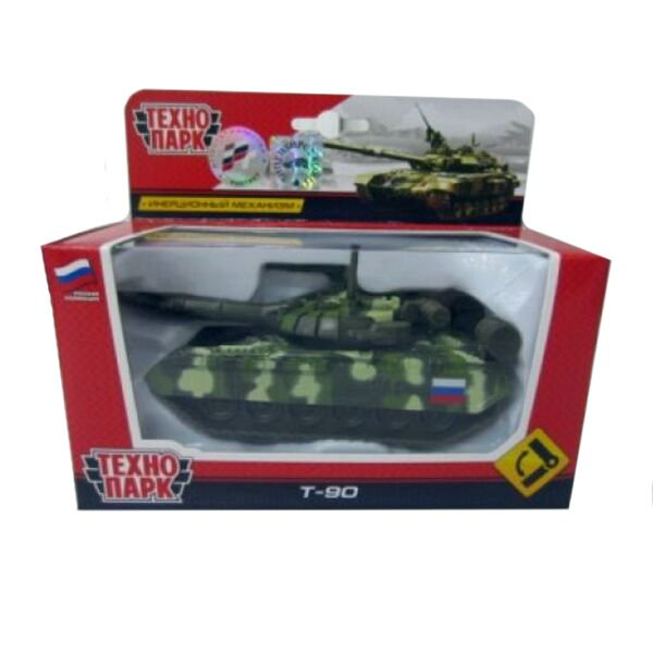Танк Технопарк  T-90 12см зеленый купить,NaN