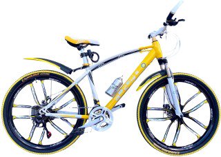 Велосипед Green 26" желтый