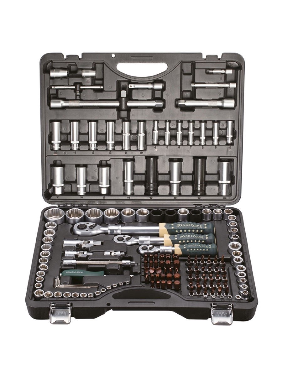 Набор инструментов Rock Force RF-41501-5 Premium 156 предметов купить,NaN