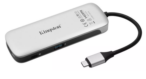 USB Hub Kingston Nucleum C-HUBC1-SR-EN серебристый