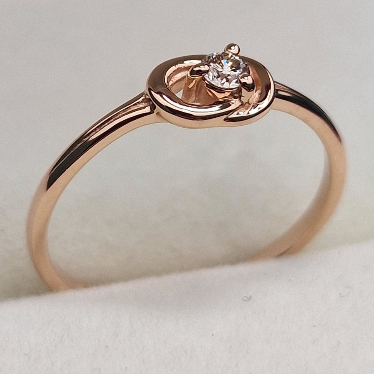 Кольцо Deimantas 100592516 15р 0,98гр 0,06ct. купить,NaN