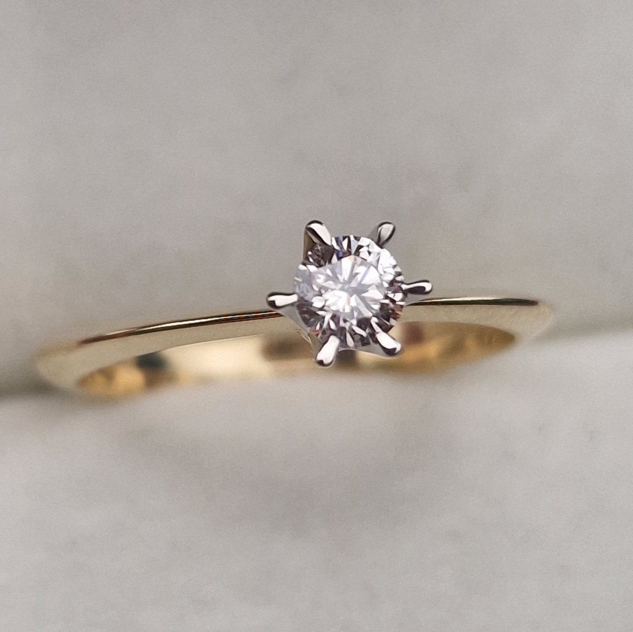 Кольцо Deimantas 100592996 16,5р 1,75гр 0,195ct. купить,NaN