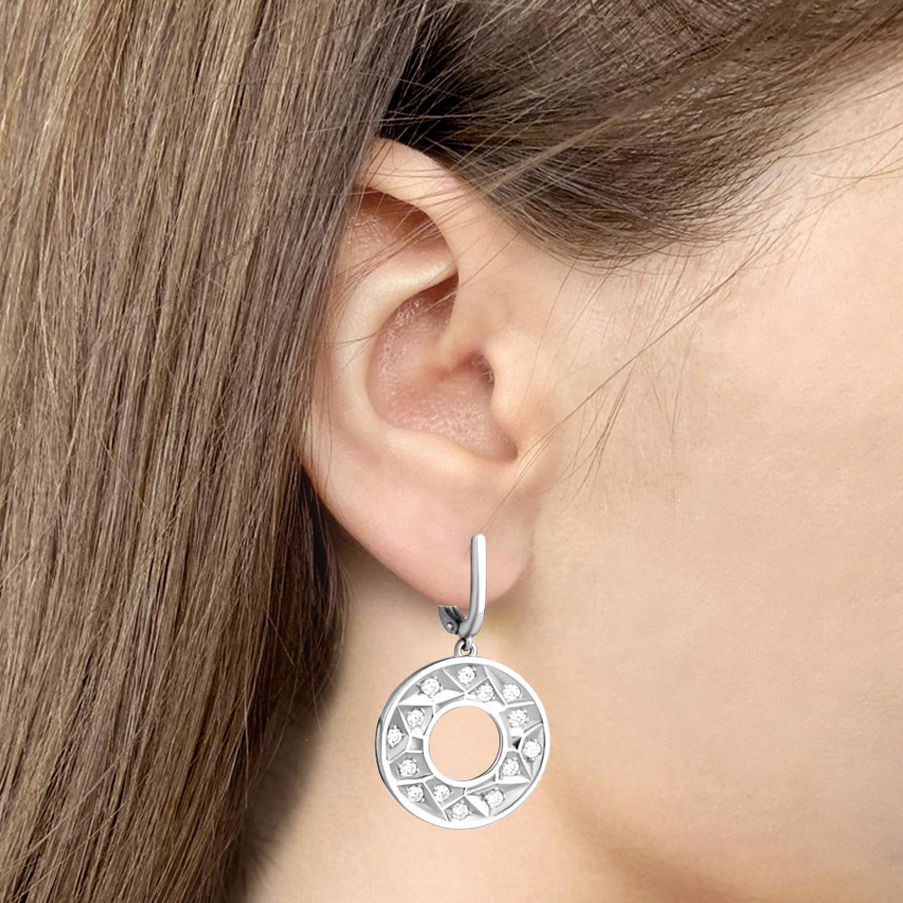 Серьги Aquamarine 49001А.5 купить,NaN