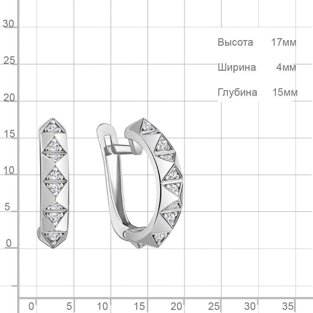 Серьги Aquamarine 49912А.5 2,6гр. купить,NaN