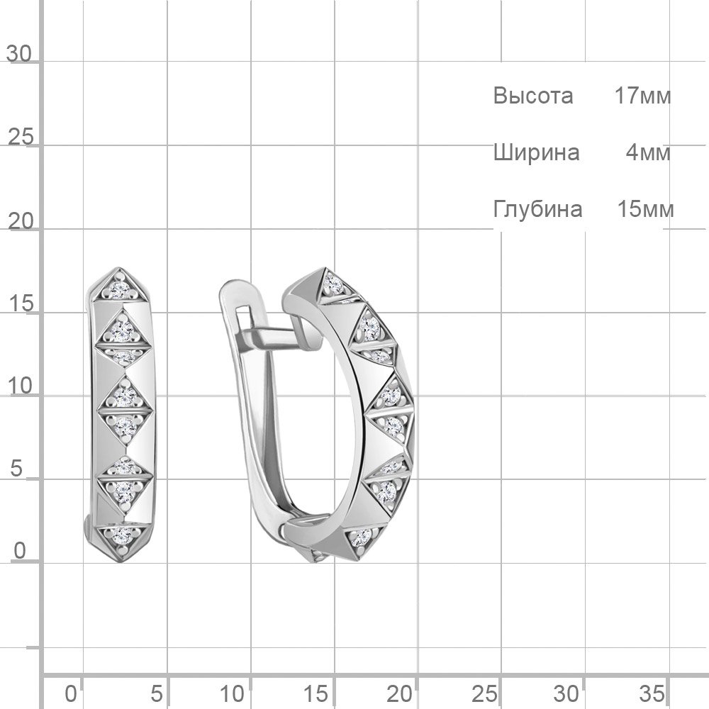 Серьги Aquamarine 49912А.5 2,6гр. купить,NaN