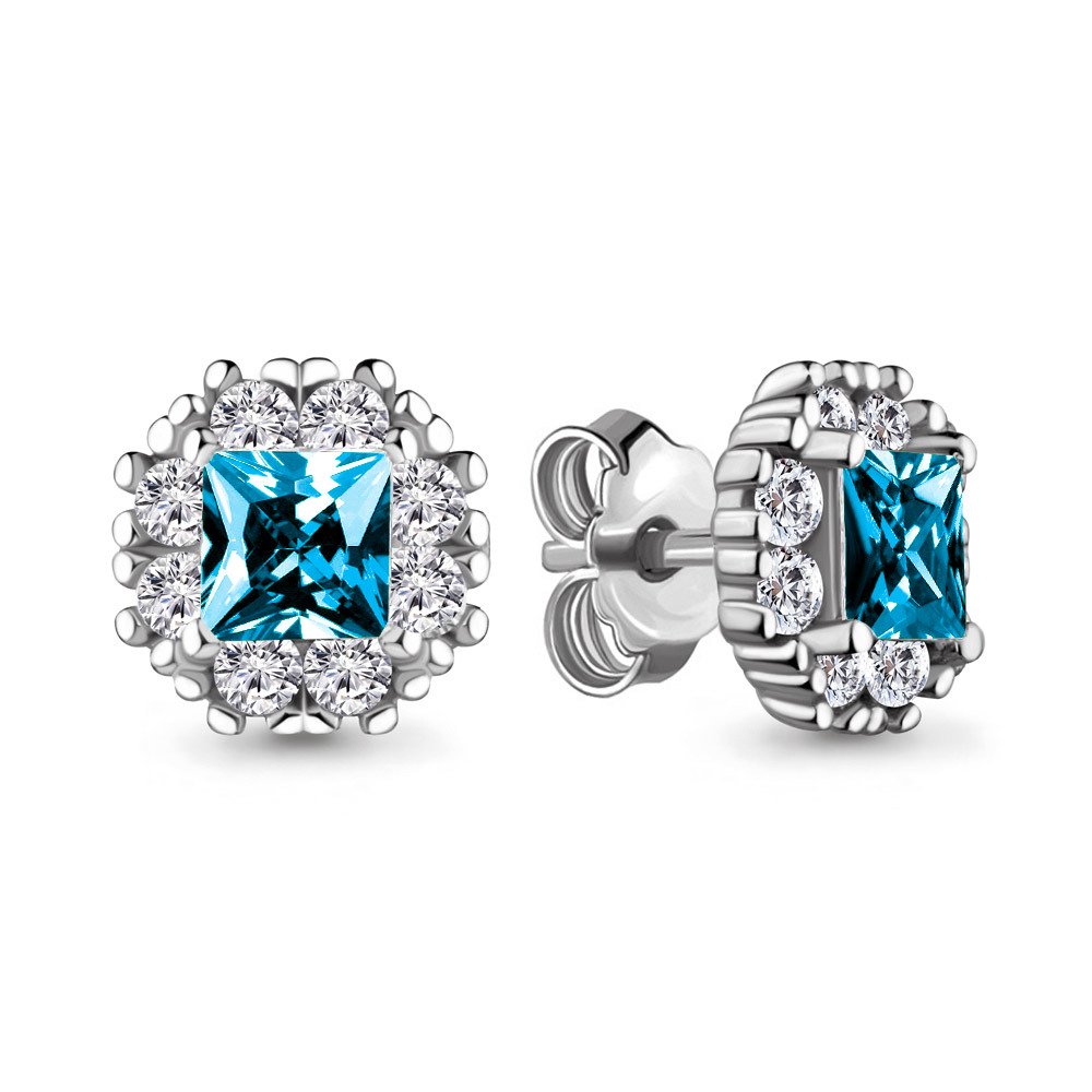 Серьги Aquamarine 41120Б.5  купить,NaN