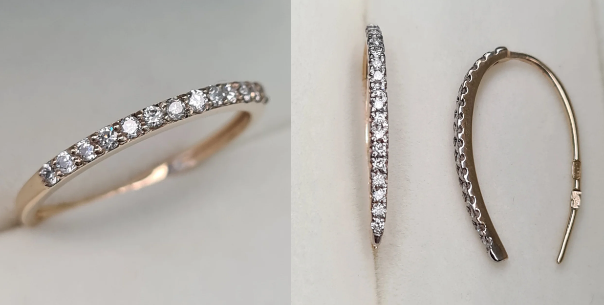 Комплект Deimantas 100502433 0,18ct 0,28ct. купить,NaN