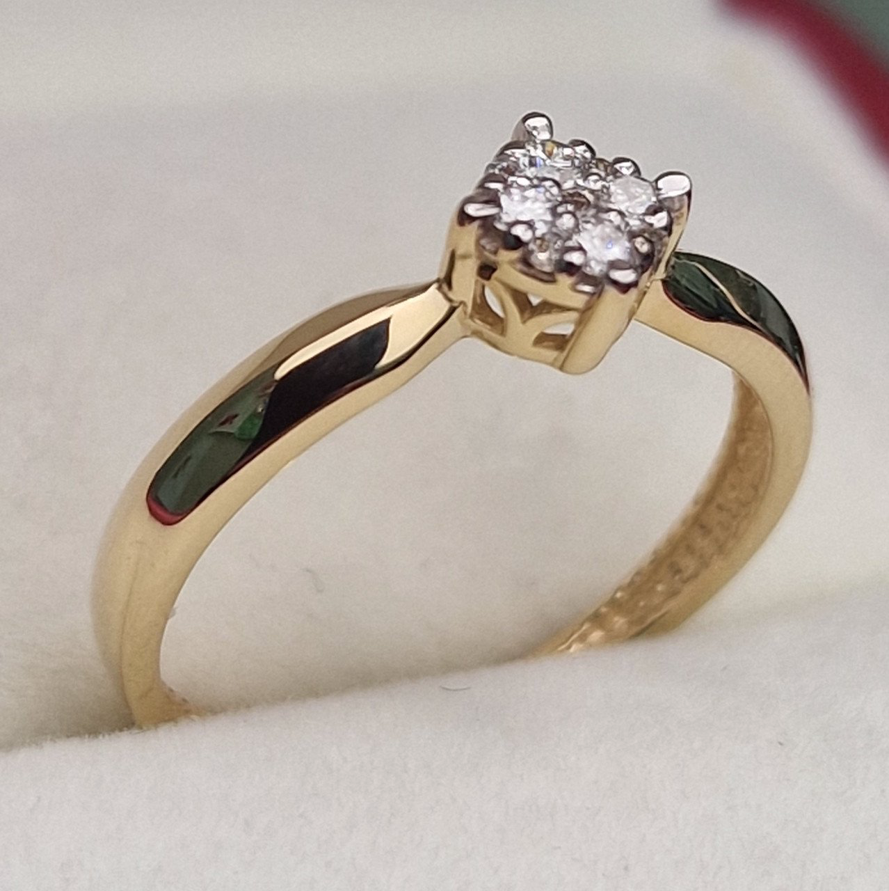 Кольцо Deimantas 100591533 17р 1,82гр 0,174ct. купить,NaN