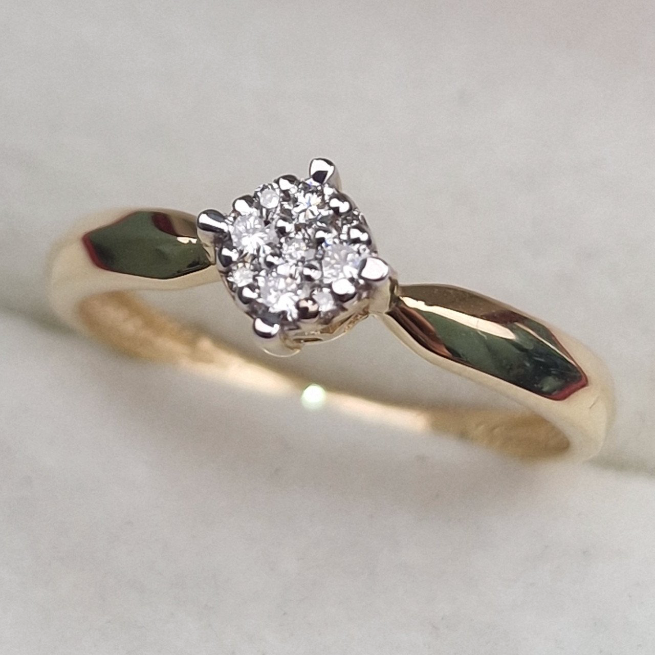 Кольцо Deimantas 100591533 17р 1,82гр 0,174ct. купить,NaN