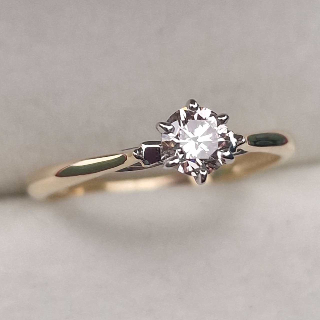 Кольцо Deimantas 100581322 17р 1,33гр 0,40ct. купить,NaN