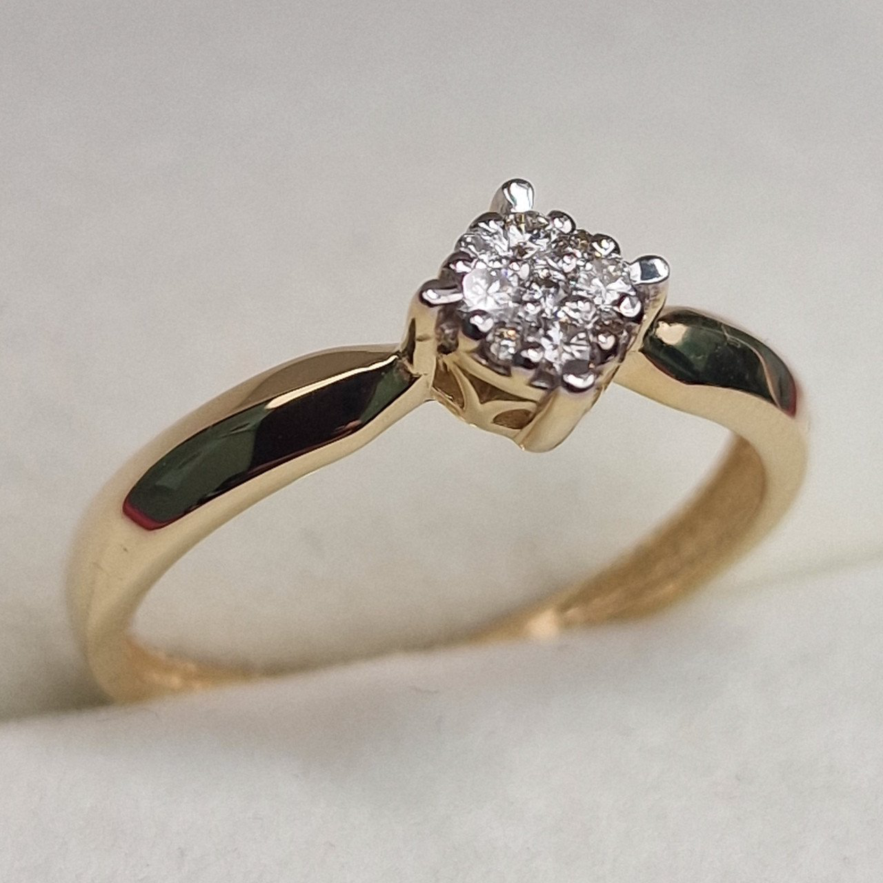 Кольцо Deimantas 100591533 17р 1,82гр 0,174ct. купить,NaN