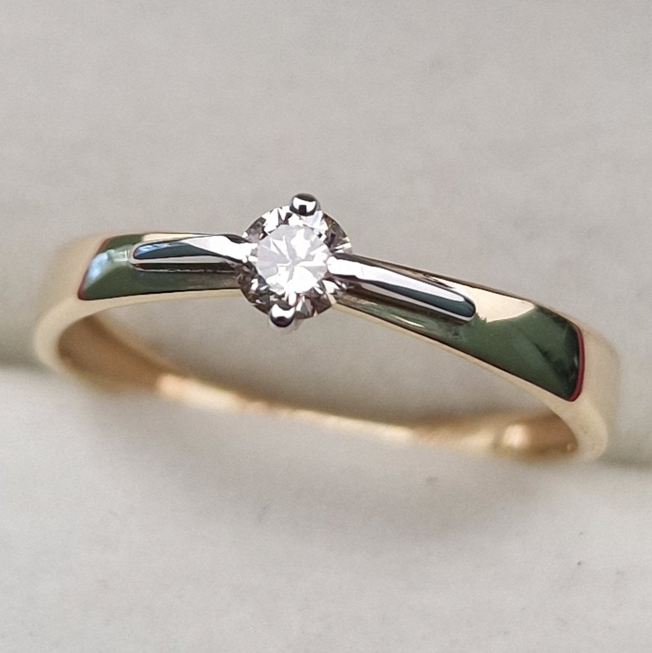 Кольцо Deimantas 100591574 16р 1,07гр 0,124ct. купить,NaN