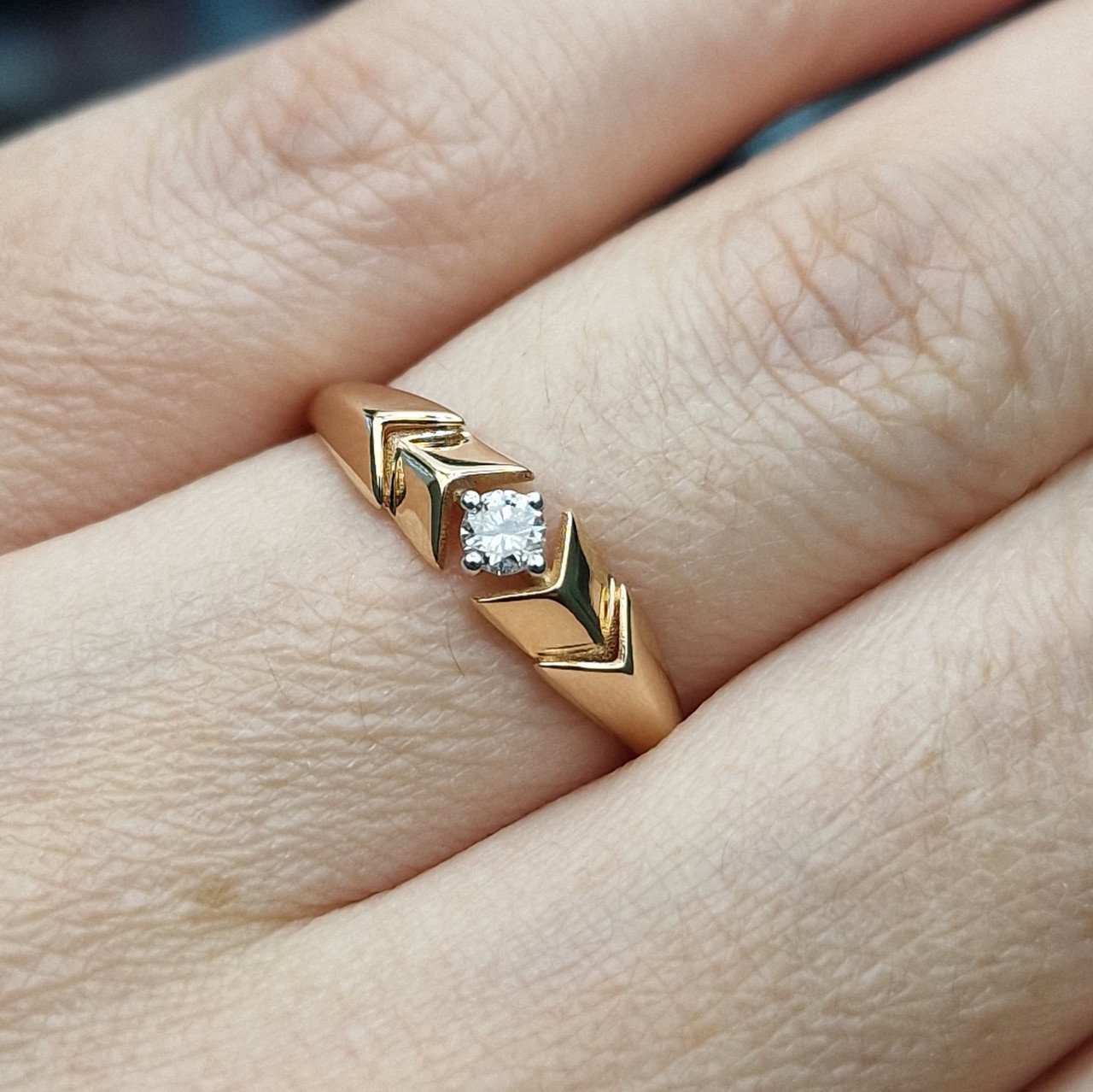 Кольцо Deimantas 100591580 18р 1,16гр 0,11ct. купить,NaN