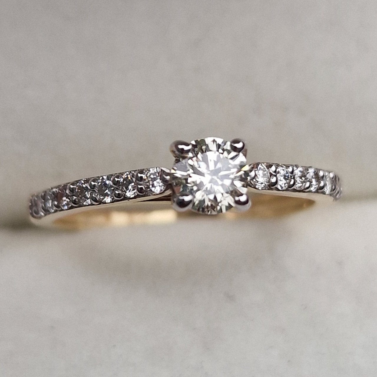 Кольцо Deimantas 100591597 16,5р 1,58гр 0,50ct. купить,NaN