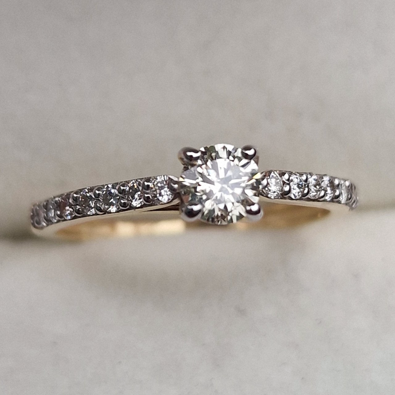 Кольцо Deimantas 100591597 16,5р 1,58гр 0,50ct. купить,NaN