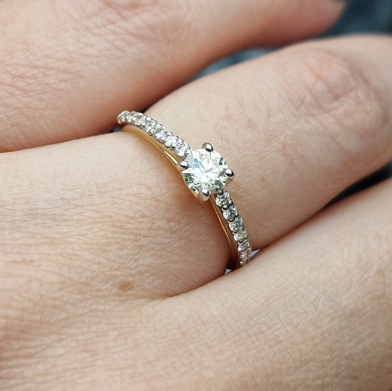 Кольцо Deimantas 100591597 16,5р 1,58гр 0,50ct. купить,NaN