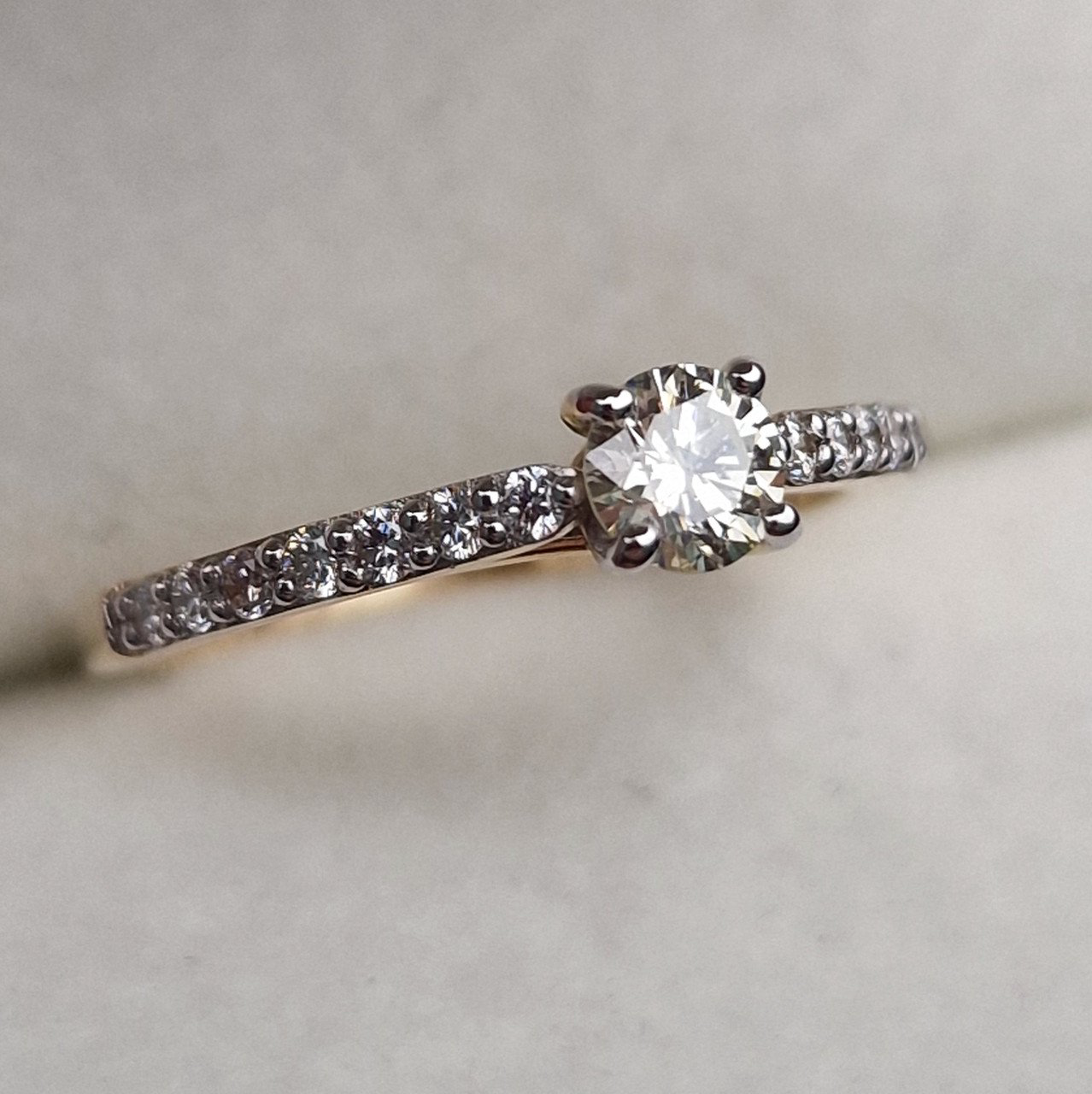 Кольцо Deimantas 100591597 16,5р 1,58гр 0,50ct. купить,NaN