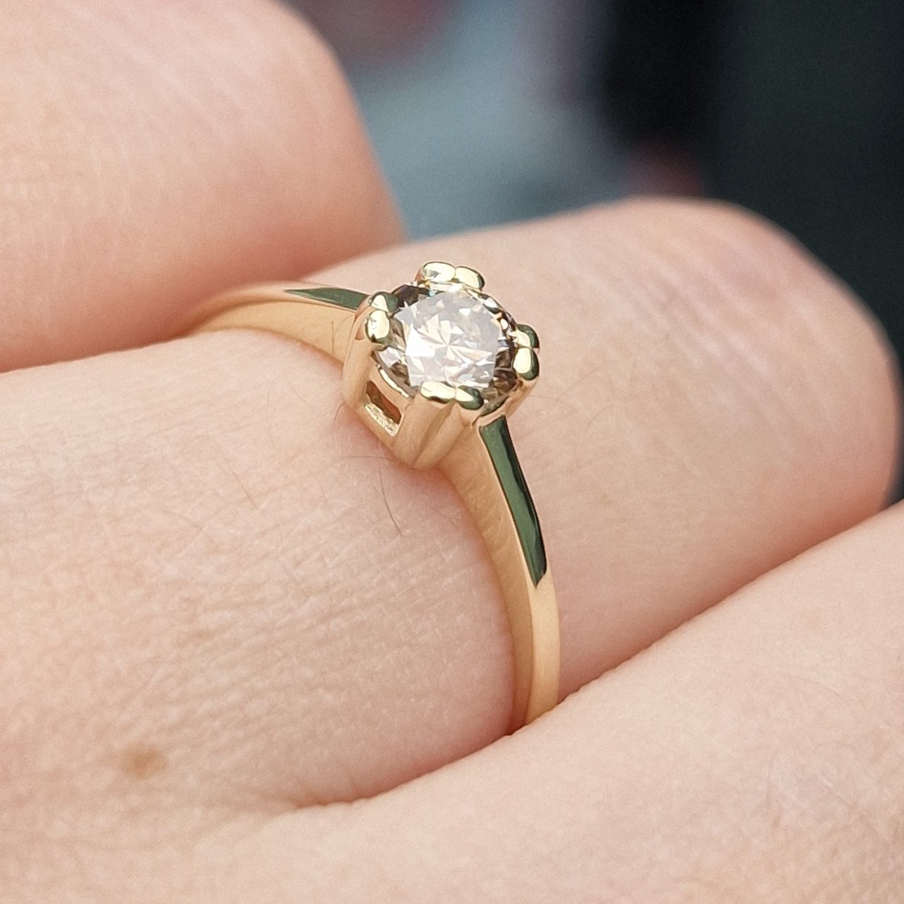 Кольцо Deimantas 100591640 17,5р 1,81гр 0,471ct. купить,NaN