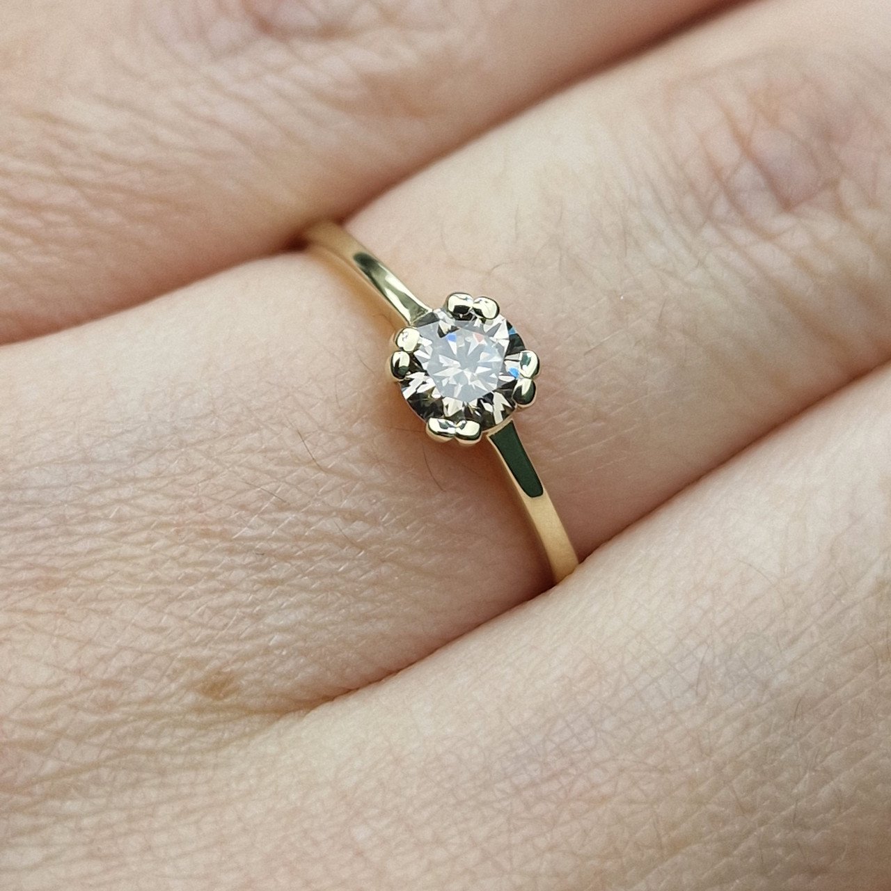 Кольцо Deimantas 100591640 17,5р 1,81гр 0,471ct. купить,NaN