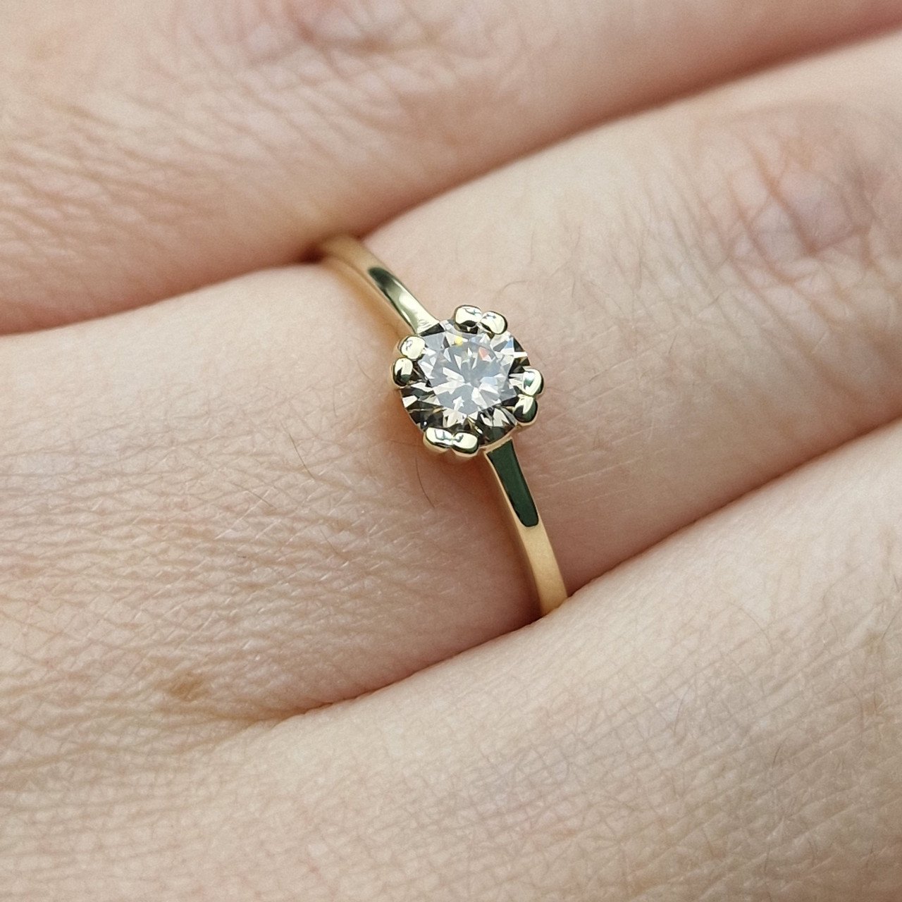 Кольцо Deimantas 100591640 17,5р 1,81гр 0,471ct. купить,NaN