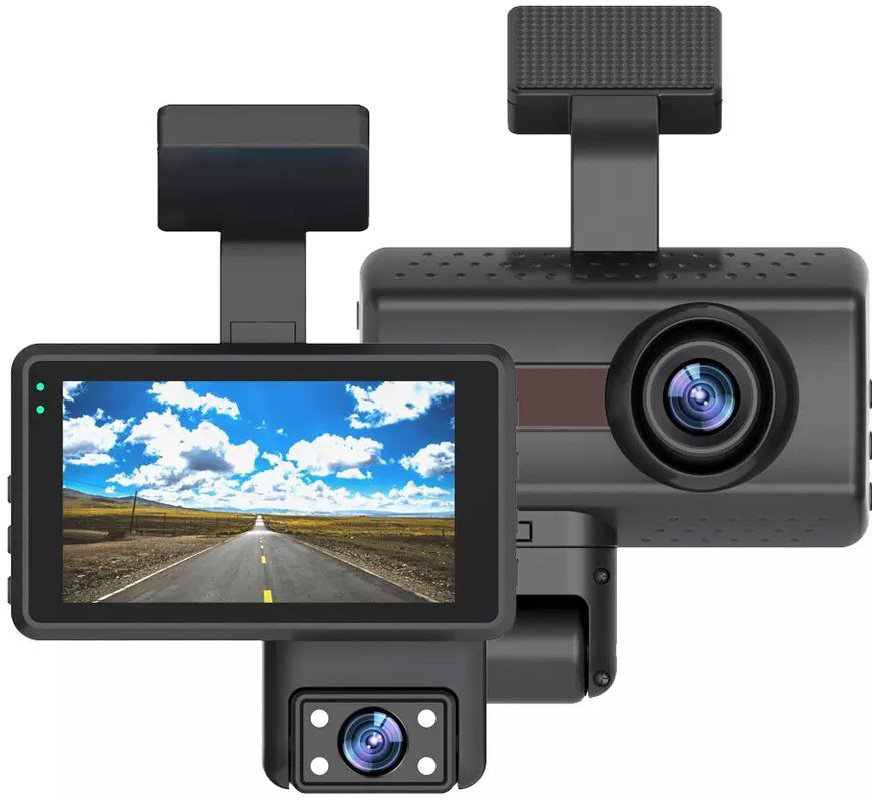 Видеорегистратор Dual Lens L007 черный купить,NaN