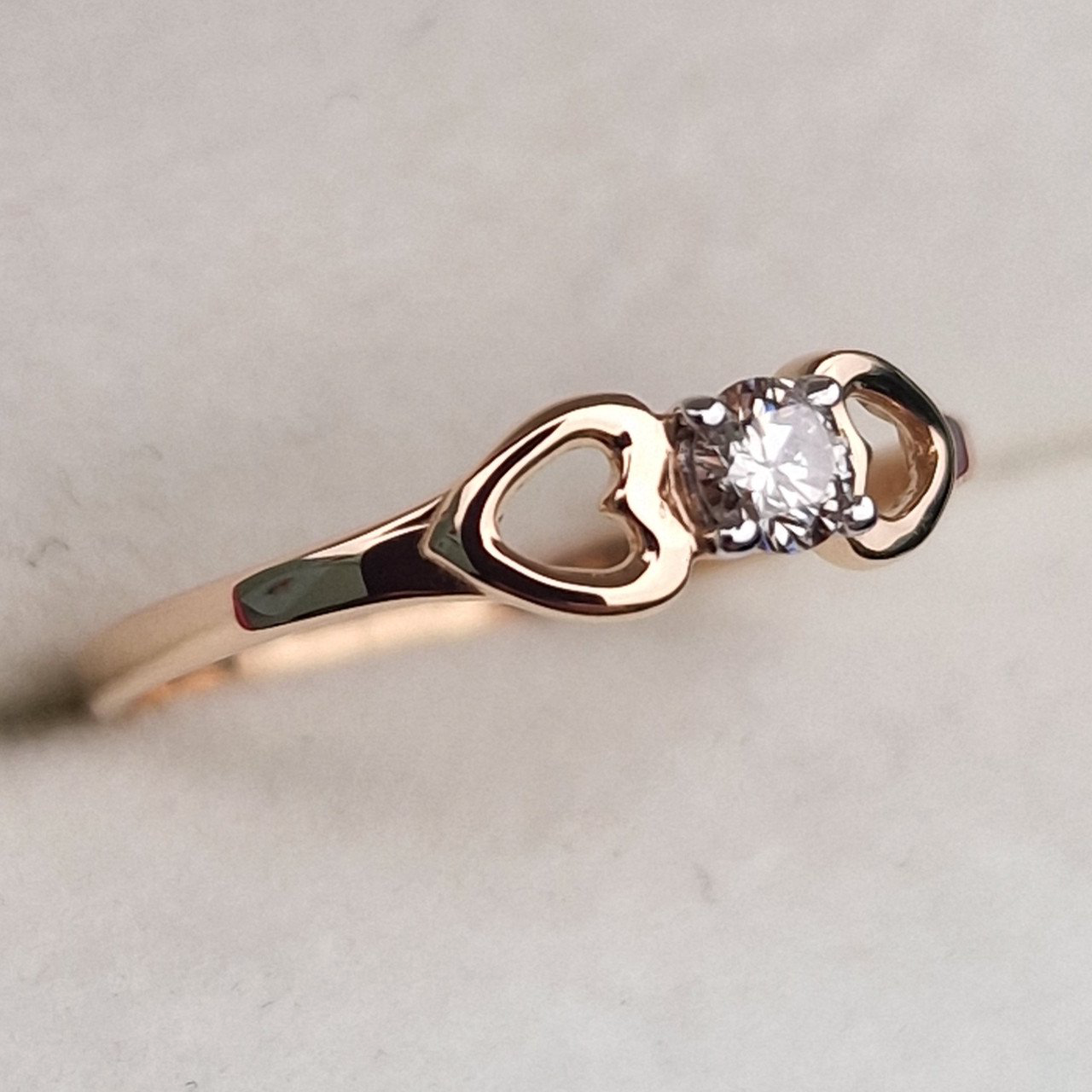 Кольцо Deimantas 100592464 15,5р 0,82гр 0,108ct. купить,NaN