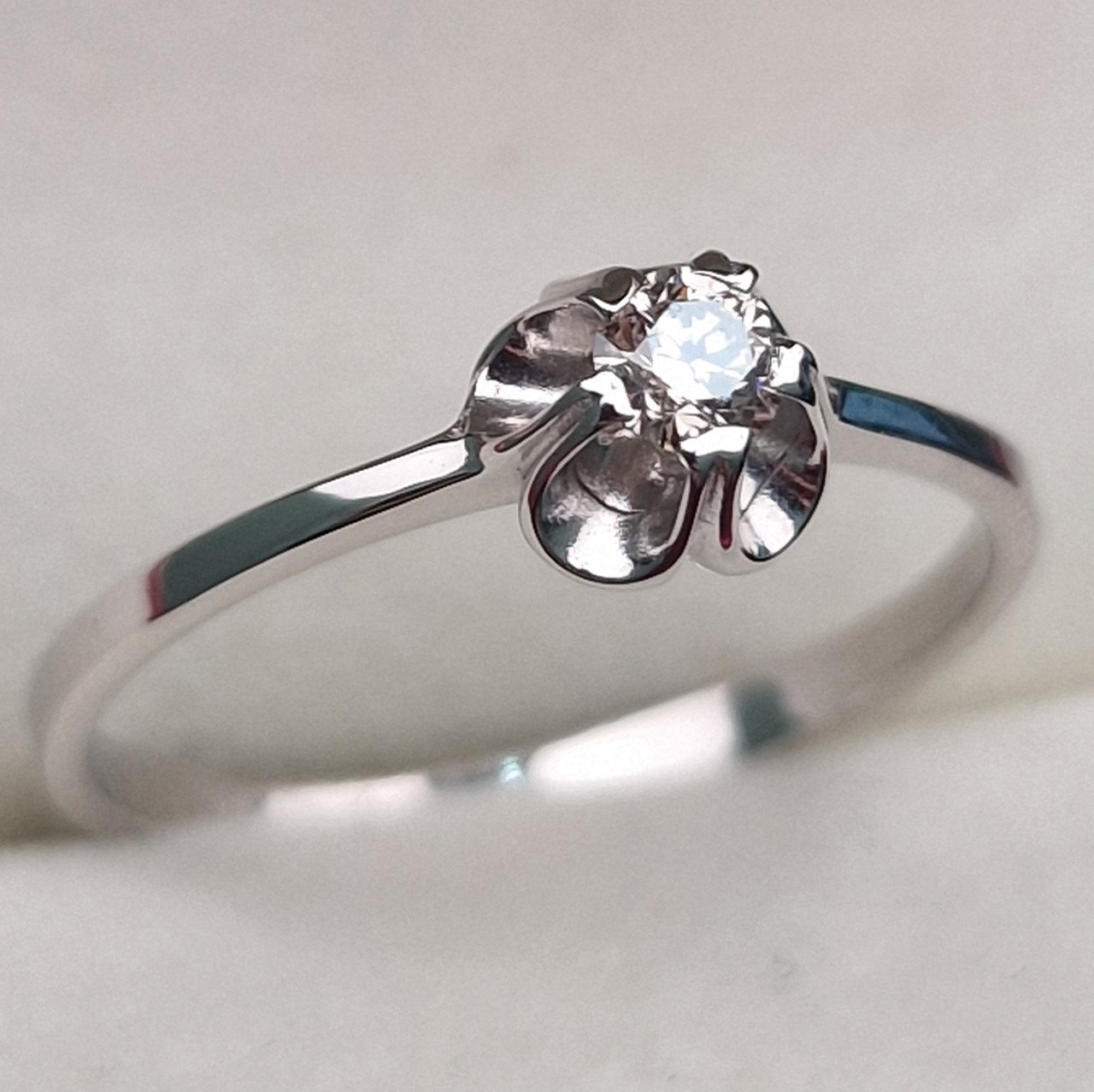Кольцо Deimantas 100592467 16,5р 1,34гр 0,124ct. купить,NaN