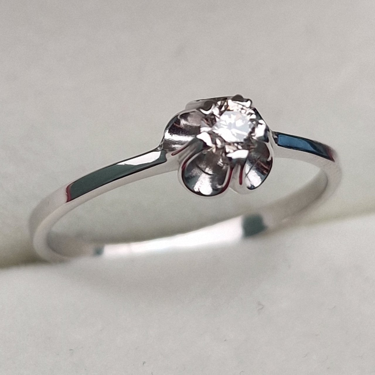 Кольцо Deimantas 100592467 16,5р 1,34гр 0,124ct. купить,NaN