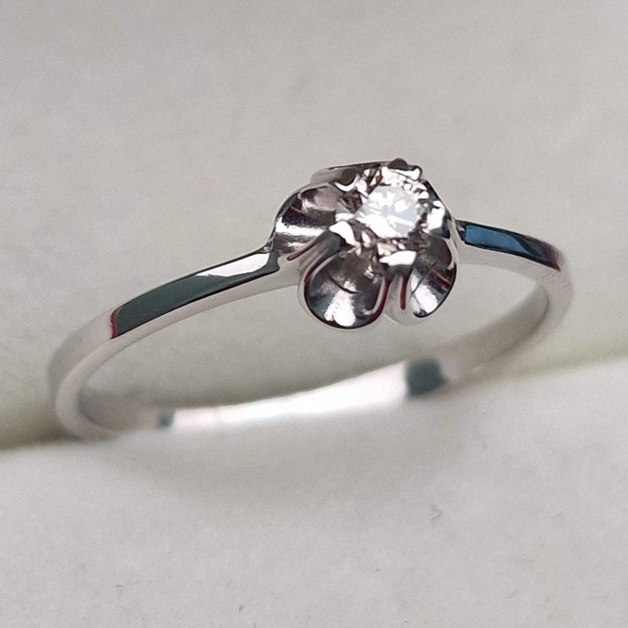 Кольцо Deimantas 100592467 16,5р 1,34гр 0,124ct. купить,NaN