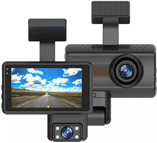 Видеорегистратор Dual Lens L007 черный