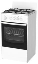 Плита Дарина S GM441 001 W белая