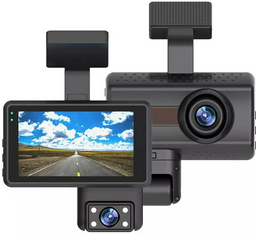 Видеорегистратор Dual Lens L007 черный