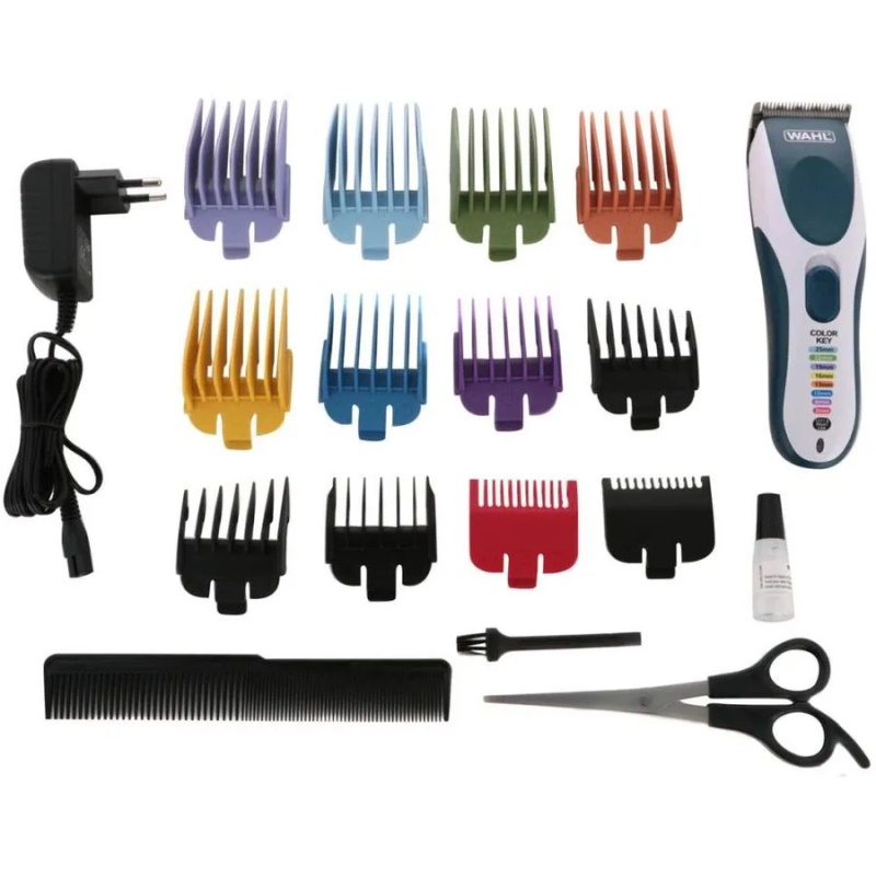 Машинка для стрижки Wahl Color Pro Cordless Combo 09649-916 бело-синяя - ForteMarket Машинка для стрижки Wahl Color Pro Cordless Combo 09649-916 бело-синяя купить,0