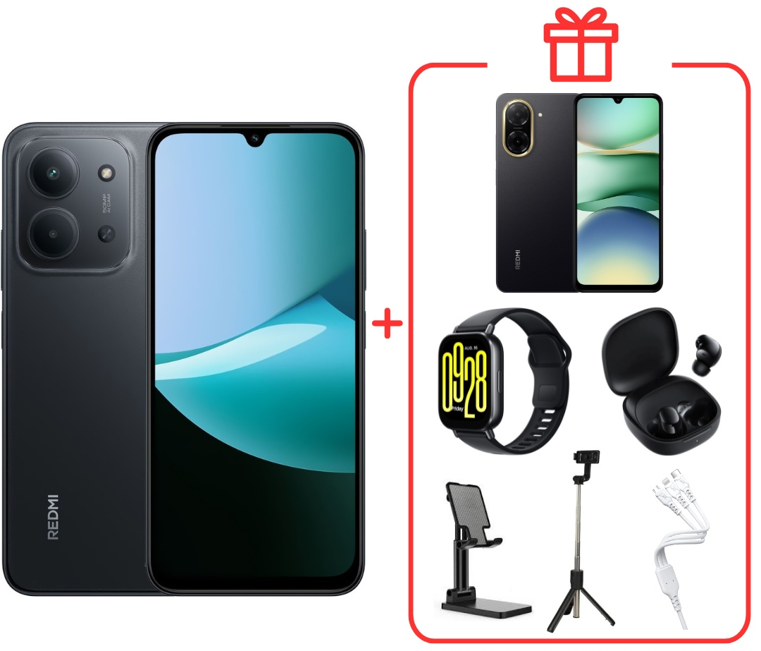 Смартфон Xiaomi Redmi 15C 4G NFC 4/128GB Midnight Gray + подарок купить,NaN