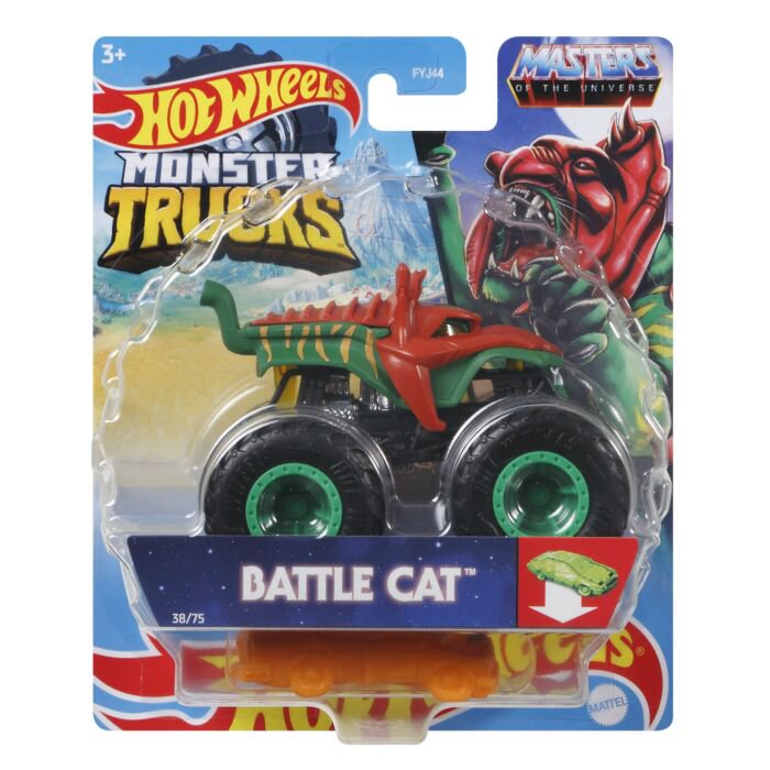 Машинка Hot Wheels Monster Trucks 1:64 Battle Cat FYJ44/GTH68 купить,NaN