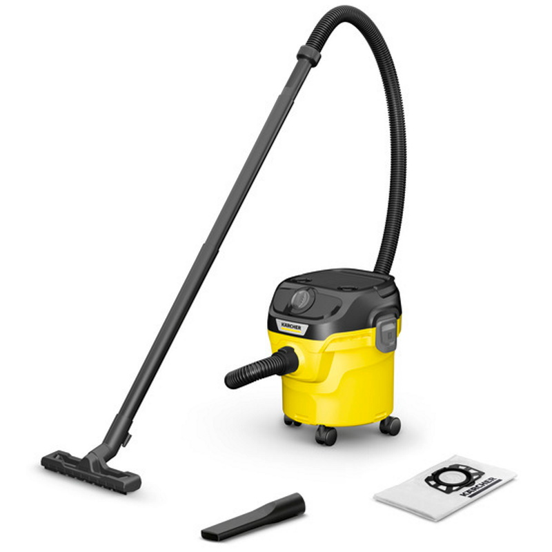 Промышленный пылесос Karcher KWD 1 W V-12/2/18 (BY-) 1.628-401.0 желтый