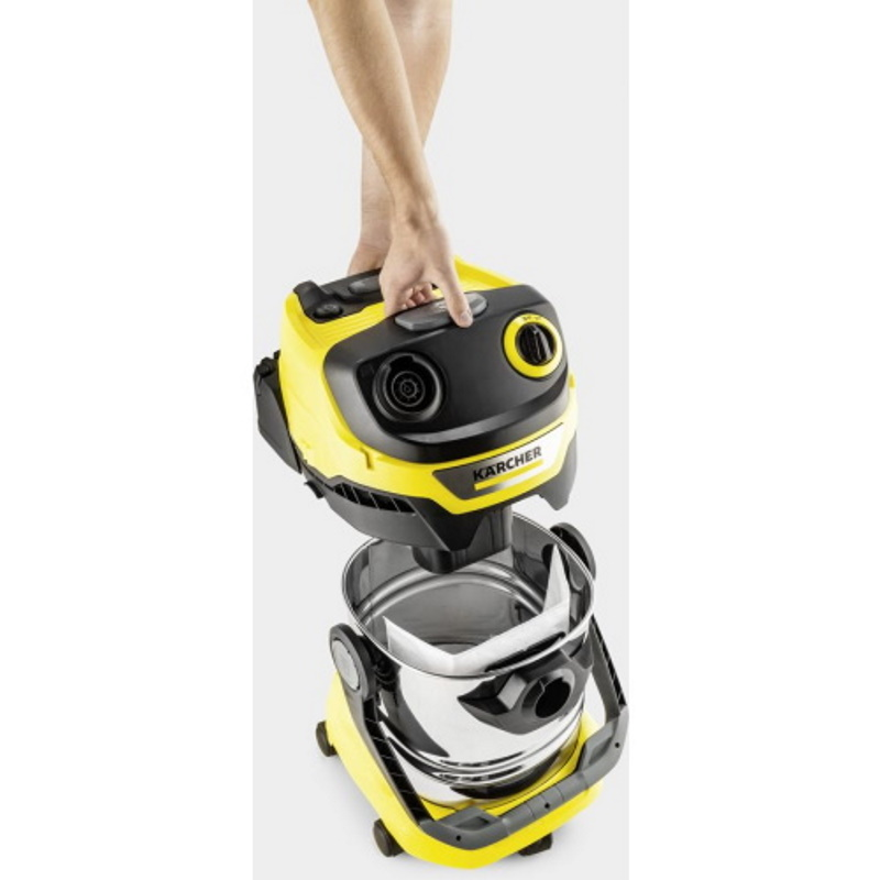 Промышленный пылесос Karcher WD 5 S V-25/5/22 1.628-350.0 желтый купить,107990