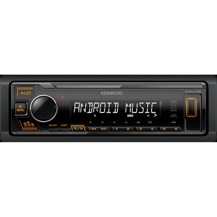 Автомагнитола Kenwood KMM-105AY черная 